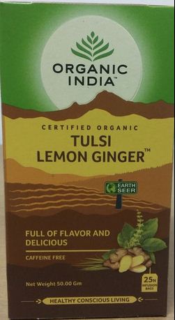 Tulsi Lemon Ginger Bio 25 bustine